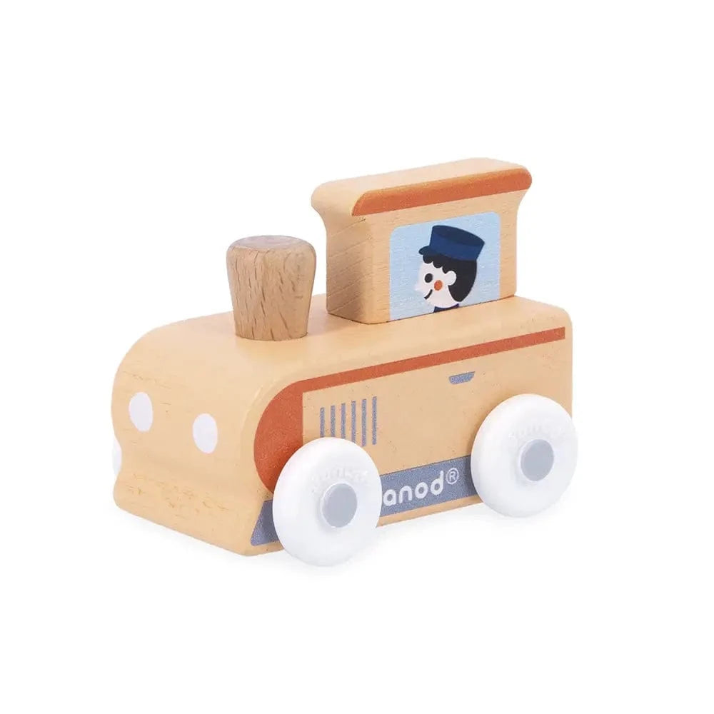 Crossroads White Valley - Train Engine Janod Baby Toys & Activity Equipment Lil Tulips