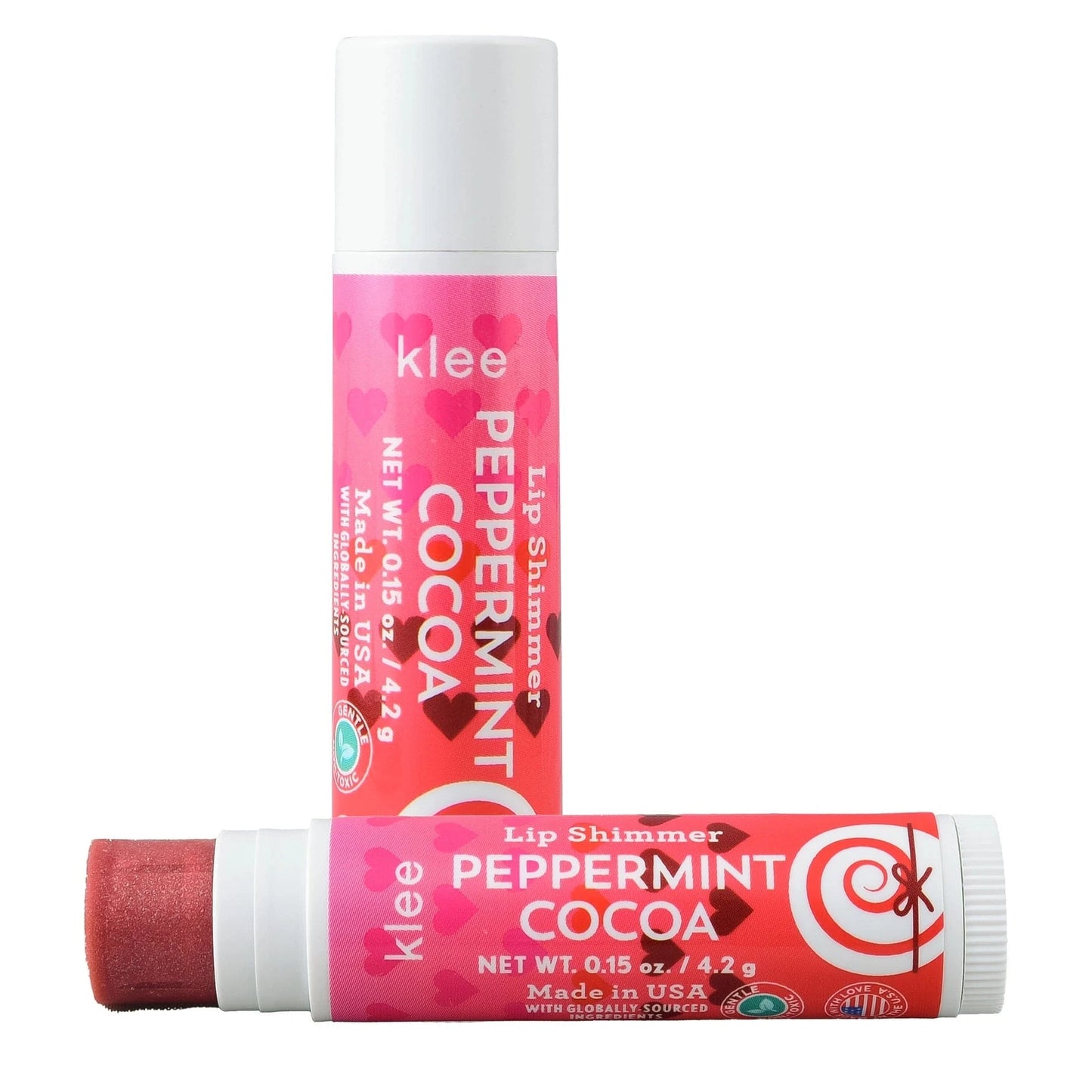 Crystal Glow - Holiday Blush and Lip Shimmer Set Klee Naturals Lil Tulips