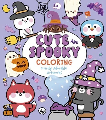 Cute and Spooky Coloring Book Simon & Schuster Lil Tulips