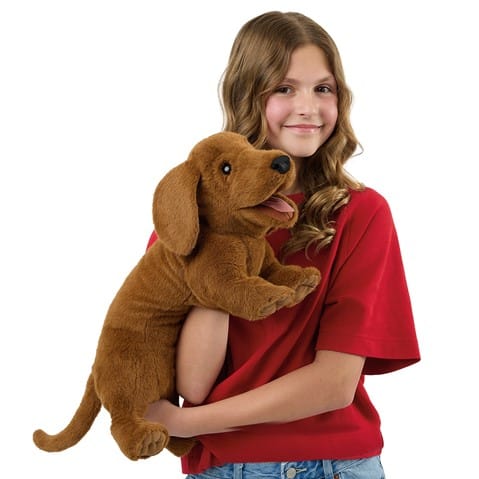 Dachshund Hand Puppet Folkmanis Puppets Lil Tulips