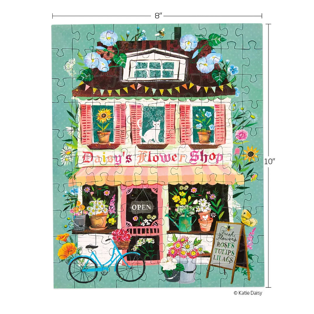 Daisy's Flower Shop 100 Piece Puzzle Snax WerkShoppe Lil Tulips