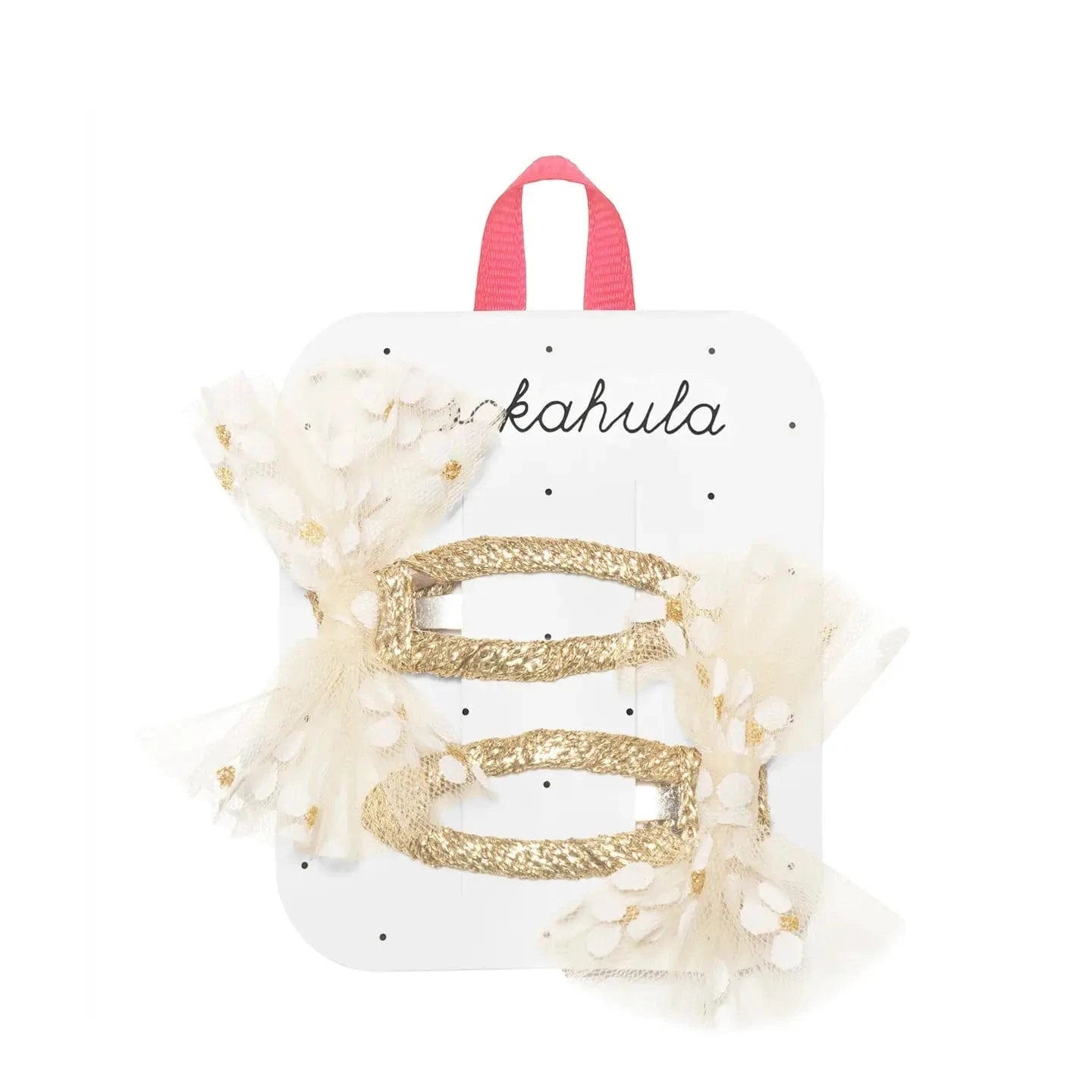 Daisy Tulle Bow Clips Rockahula Kids buble Lil Tulips