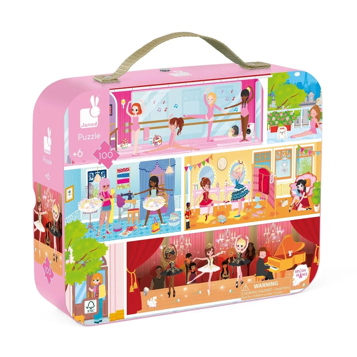 Dance Academy Puzzle - 100 Pcs Janod Lil Tulips