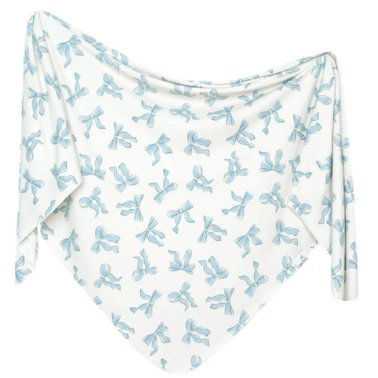 Daphne Knit Swaddle Blanket Copper Pearl Lil Tulips