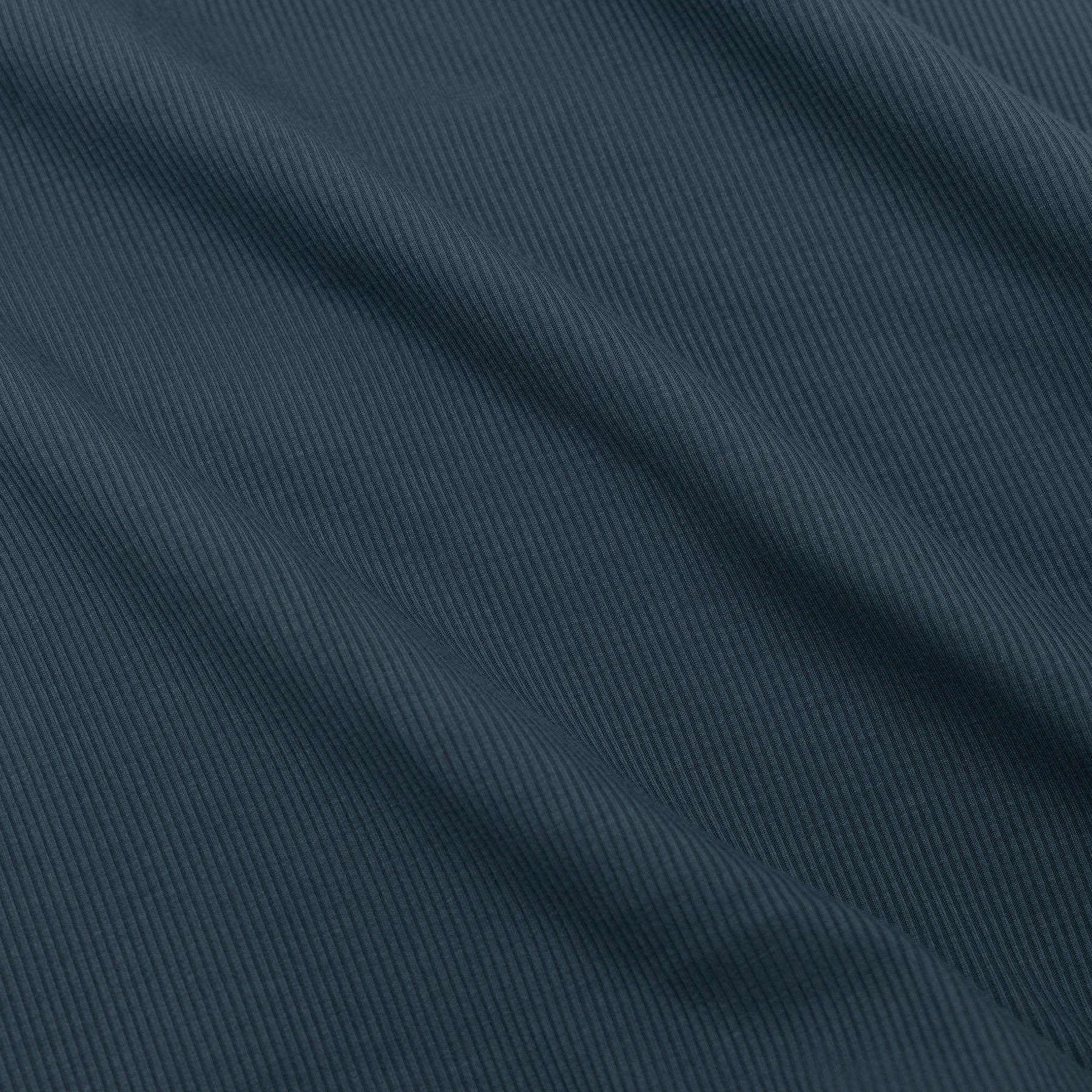 Dark Steel Blue Small Ribbed Two-Piece Set Brave Little Ones Lil Tulips