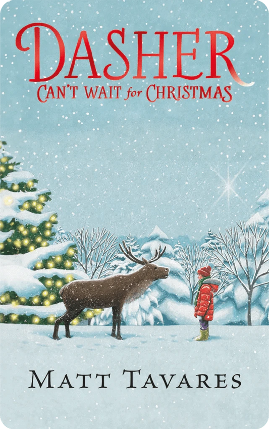 Dasher Can't Wait For Christmas - Audiobook Card Yoto Lil Tulips