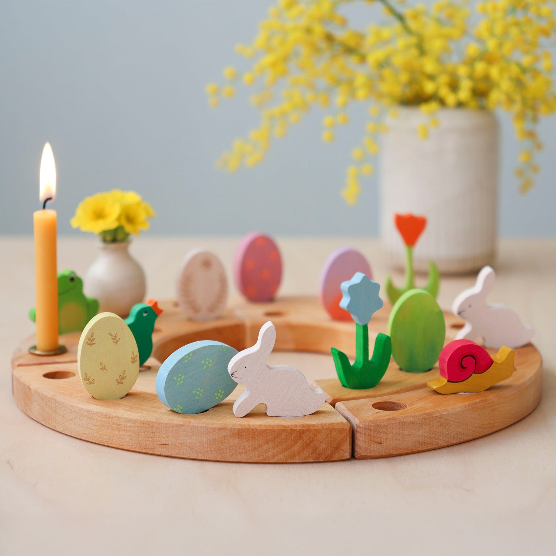Decorative Figure Eastereggs Ornamental Duo Grimm's Lil Tulips