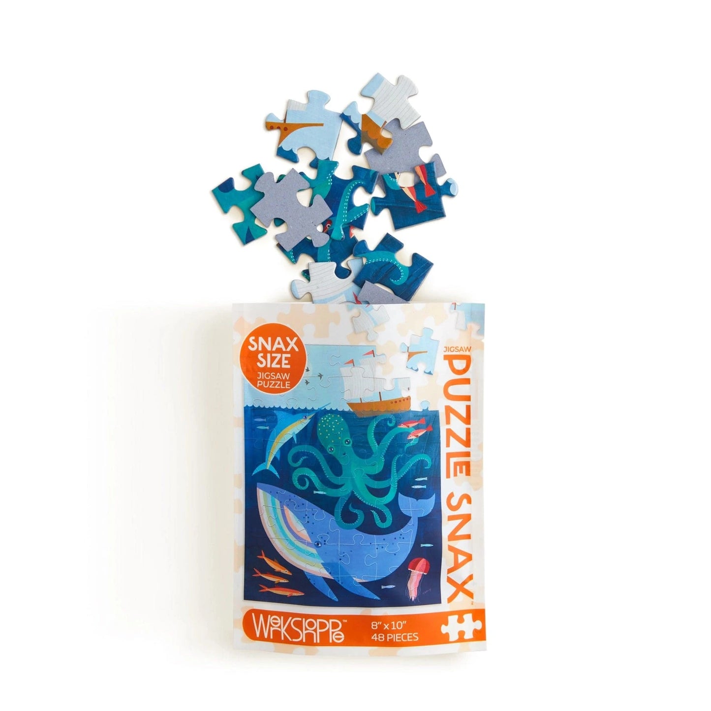 Deep Sea Adventure 48 Piece Kids Puzzle Snax WerkShoppe Lil Tulips