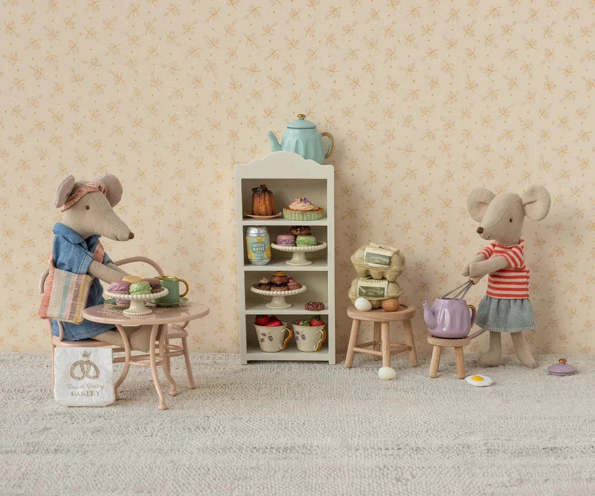 Denim dress and bag, Mum mouse Maileg Lil Tulips