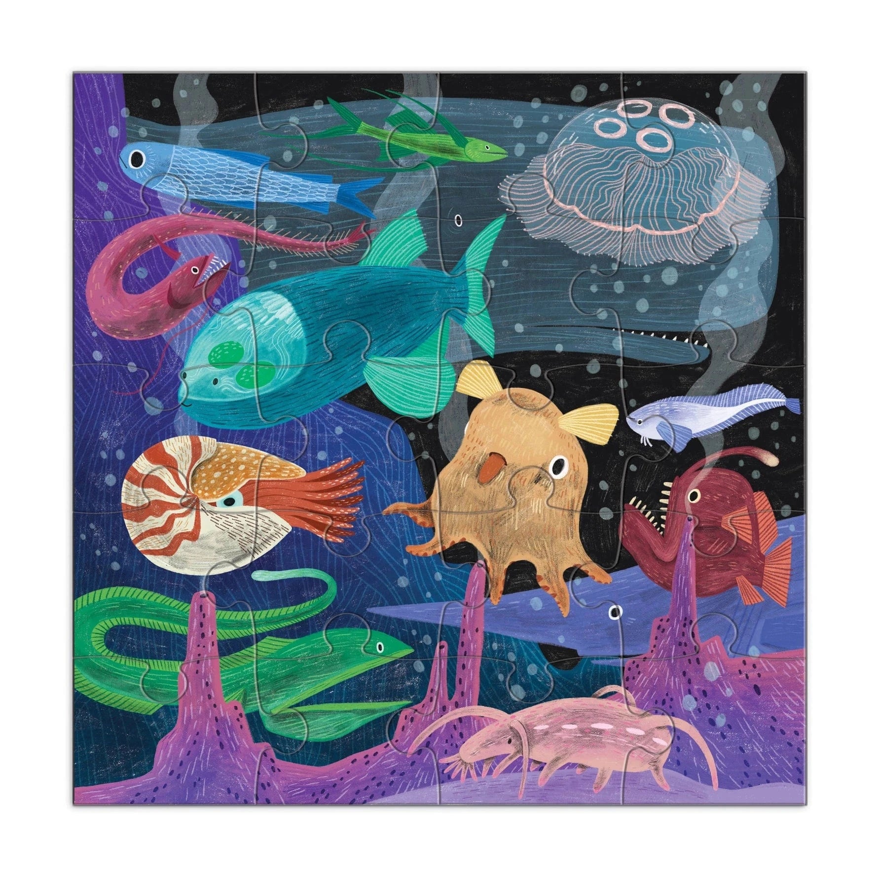 Depths of the Seas Magnetic Puzzle Chronicle Books Lil Tulips
