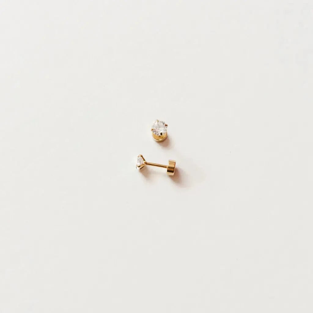 Diamond Flat Back Earrings Pip Pop Post Bracelets Lil Tulips