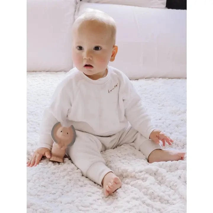 Dilo Natural Rubber Teether, Rattle, Bath Toy Tikiri Toys Lil Tulips