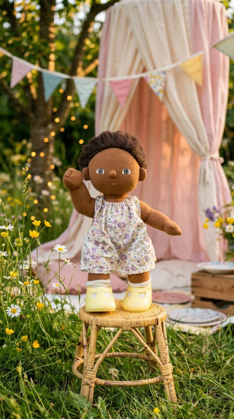 Dinkum Doll Dress - Suki Olli Ella Lil Tulips