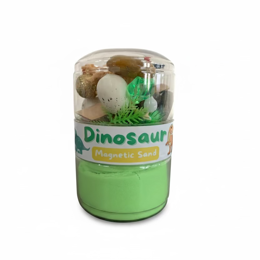 Dino Fun Sand Jar Play Play Dough Lil Tulips