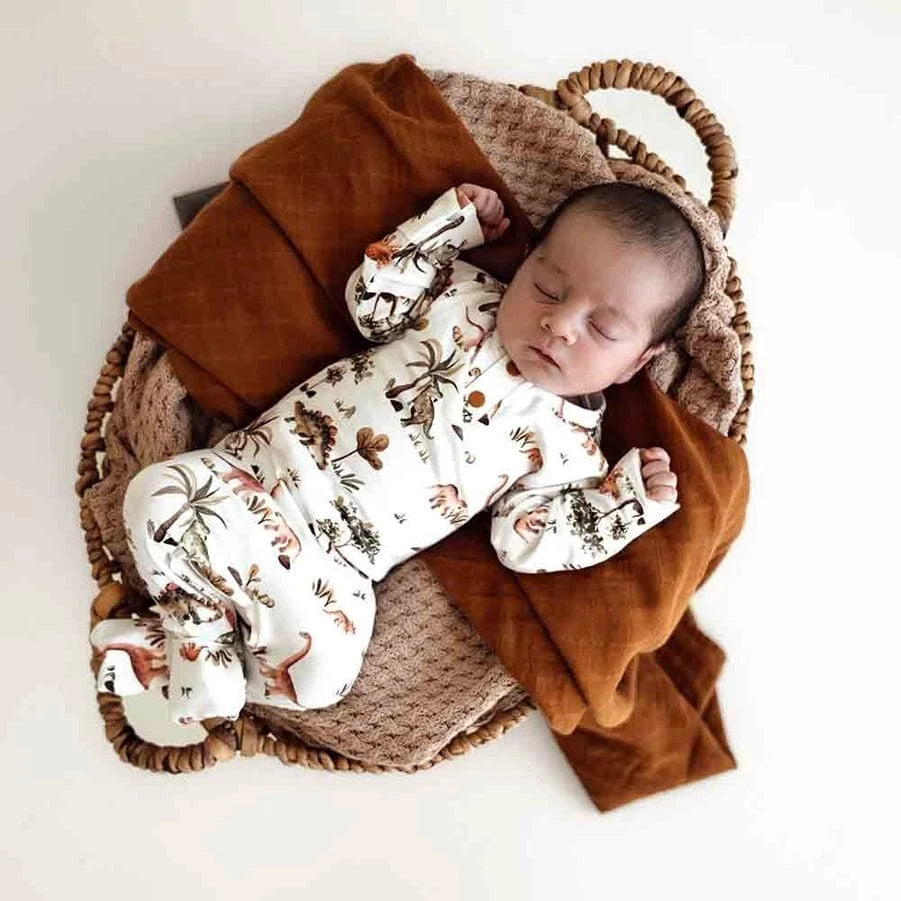 Dino Organic Growsuit Snuggle Hunny Lil Tulips