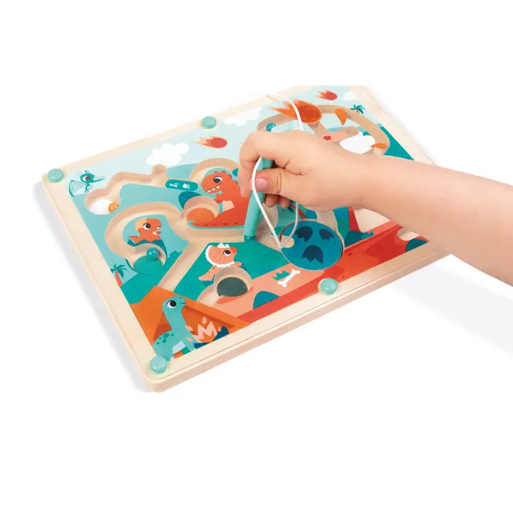 Dinos Magnetic Marble Maze Janod Lil Tulips