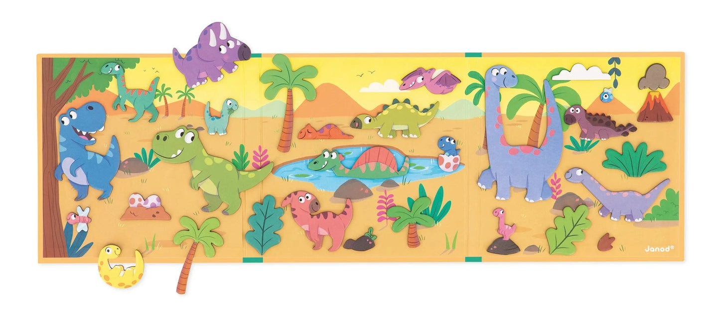 Dinosaurs Magneti’Stories Janod Lil Tulips