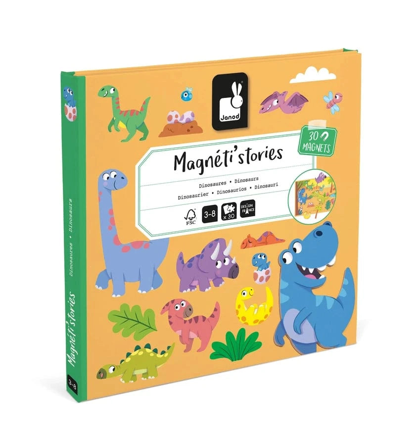 Dinosaurs Magneti’Stories Janod Lil Tulips