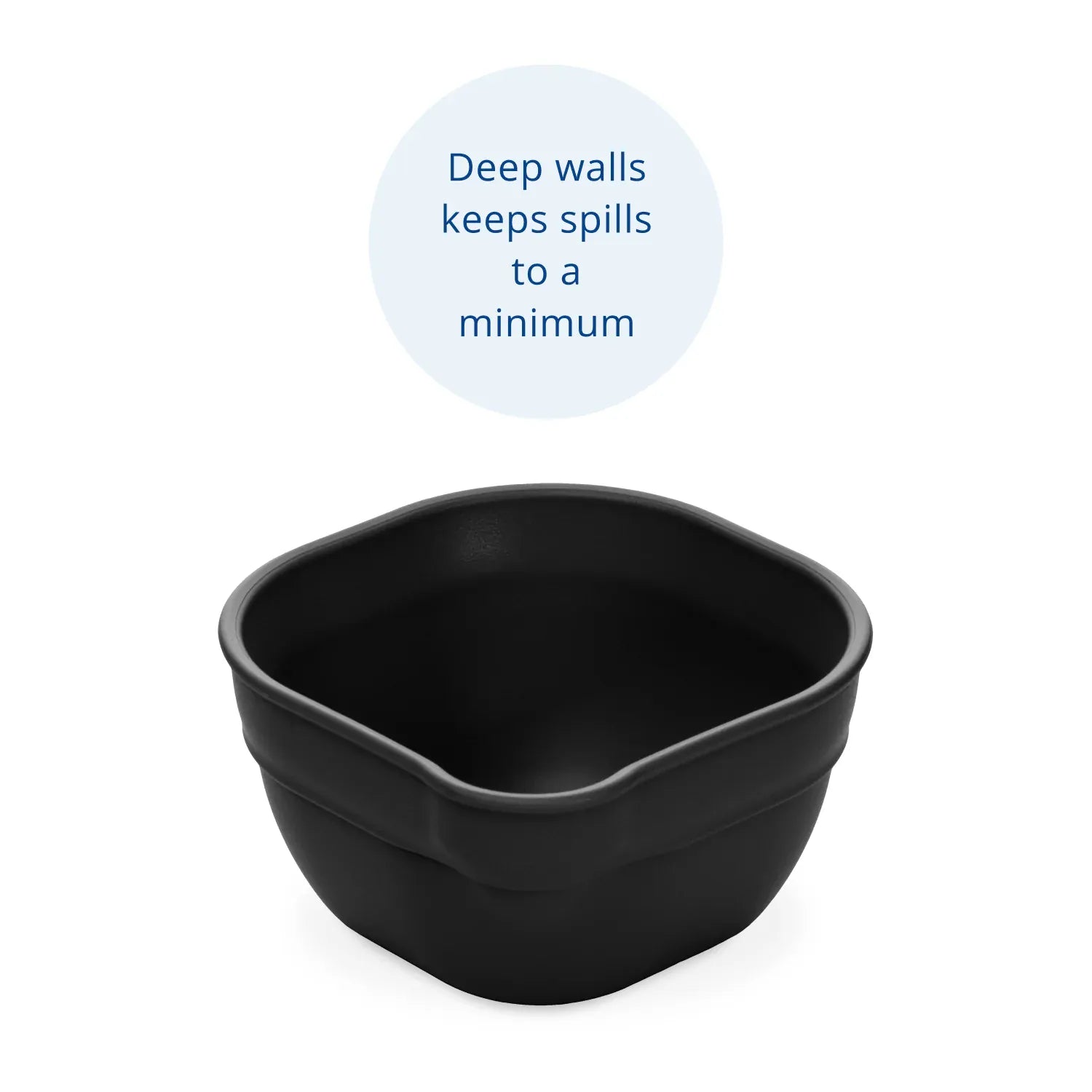 Dip 'n' Pour Bowl USA Made - Black RePlay Lil Tulips
