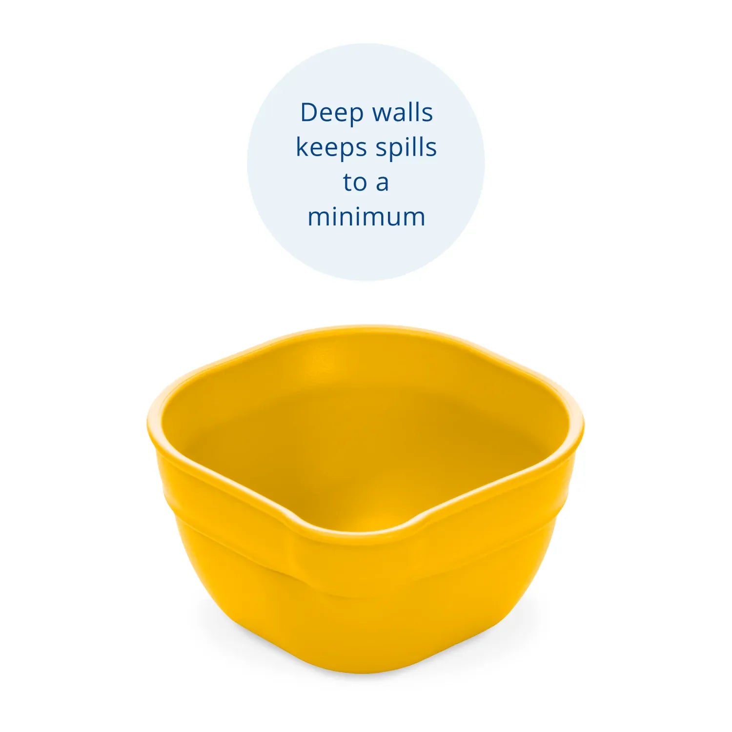Dip 'n' Pour Bowl USA Made - Sunny Yellow RePlay Lil Tulips