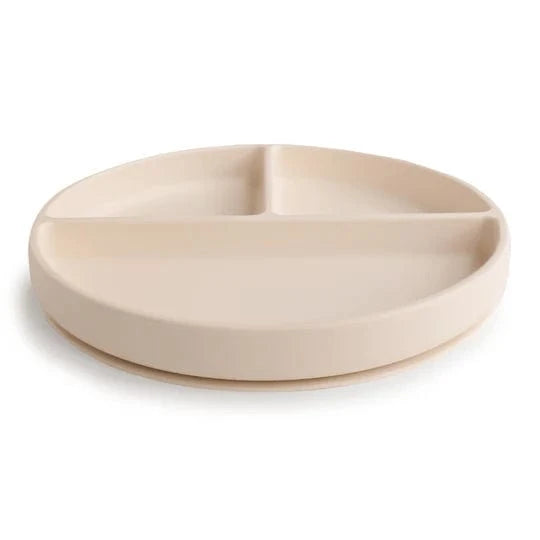 Divided Silicone Suction Plate (Shifting Sand) Mushie Lil Tulips