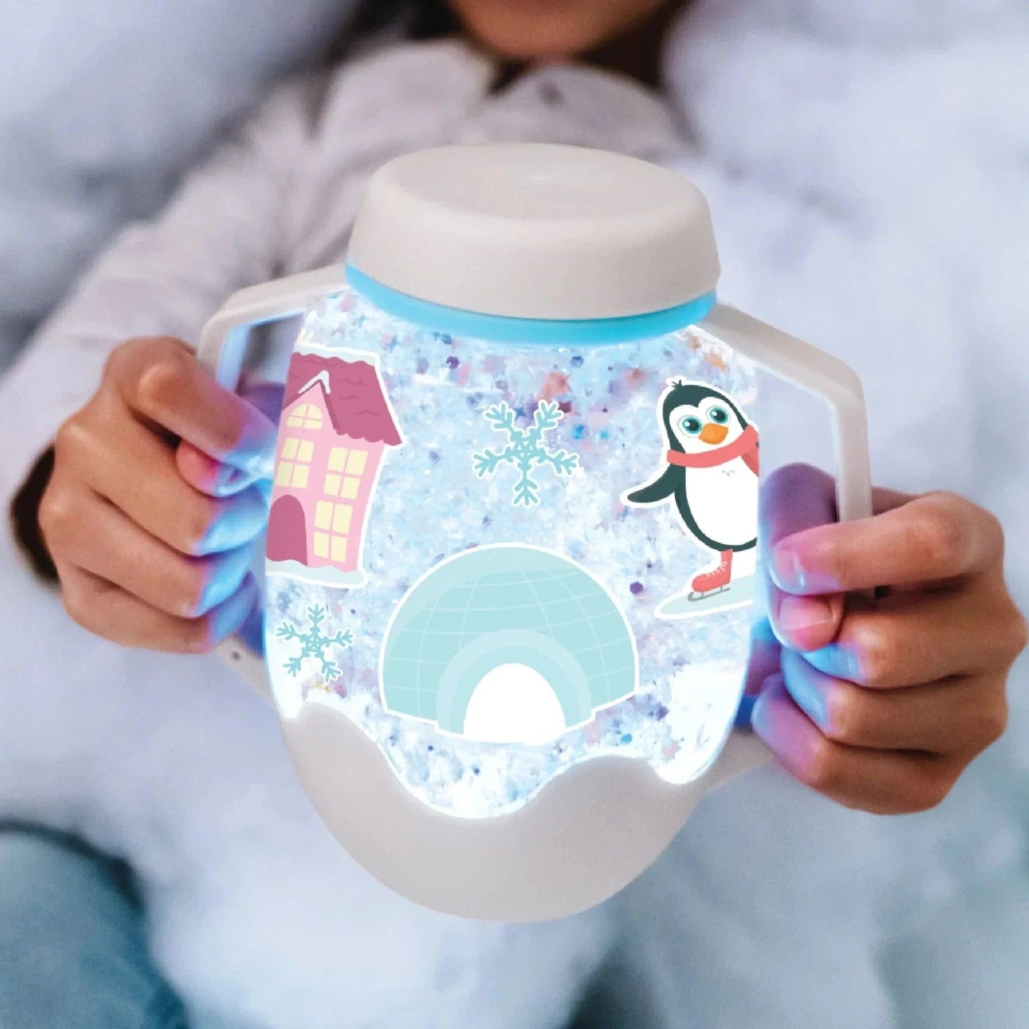 DIY Jar Gift Set - Sensory Snowglobe Glo Pals Lil Tulips