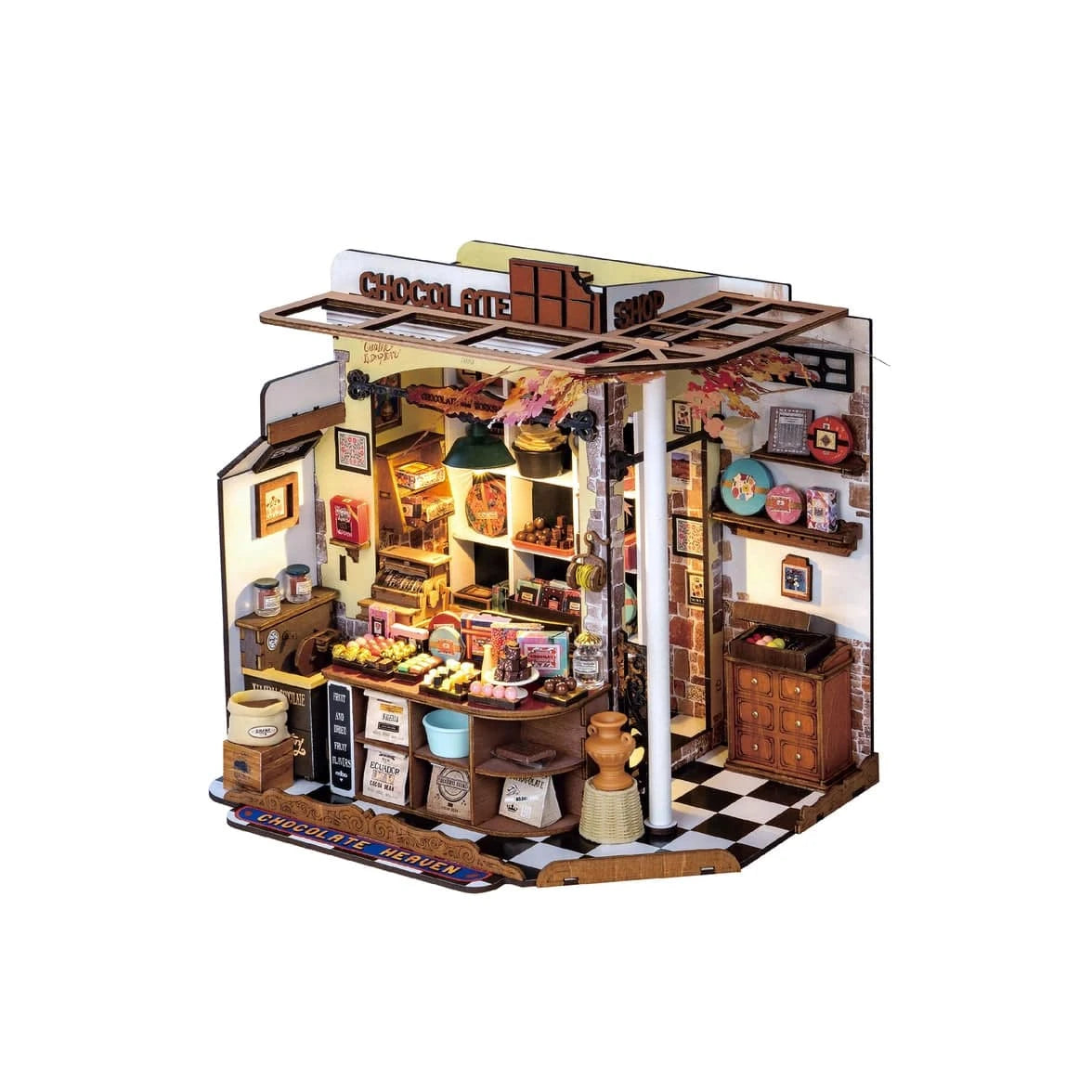 Diy Miniature House DG174 Kit: Henry's Chocolate | Hands Craft