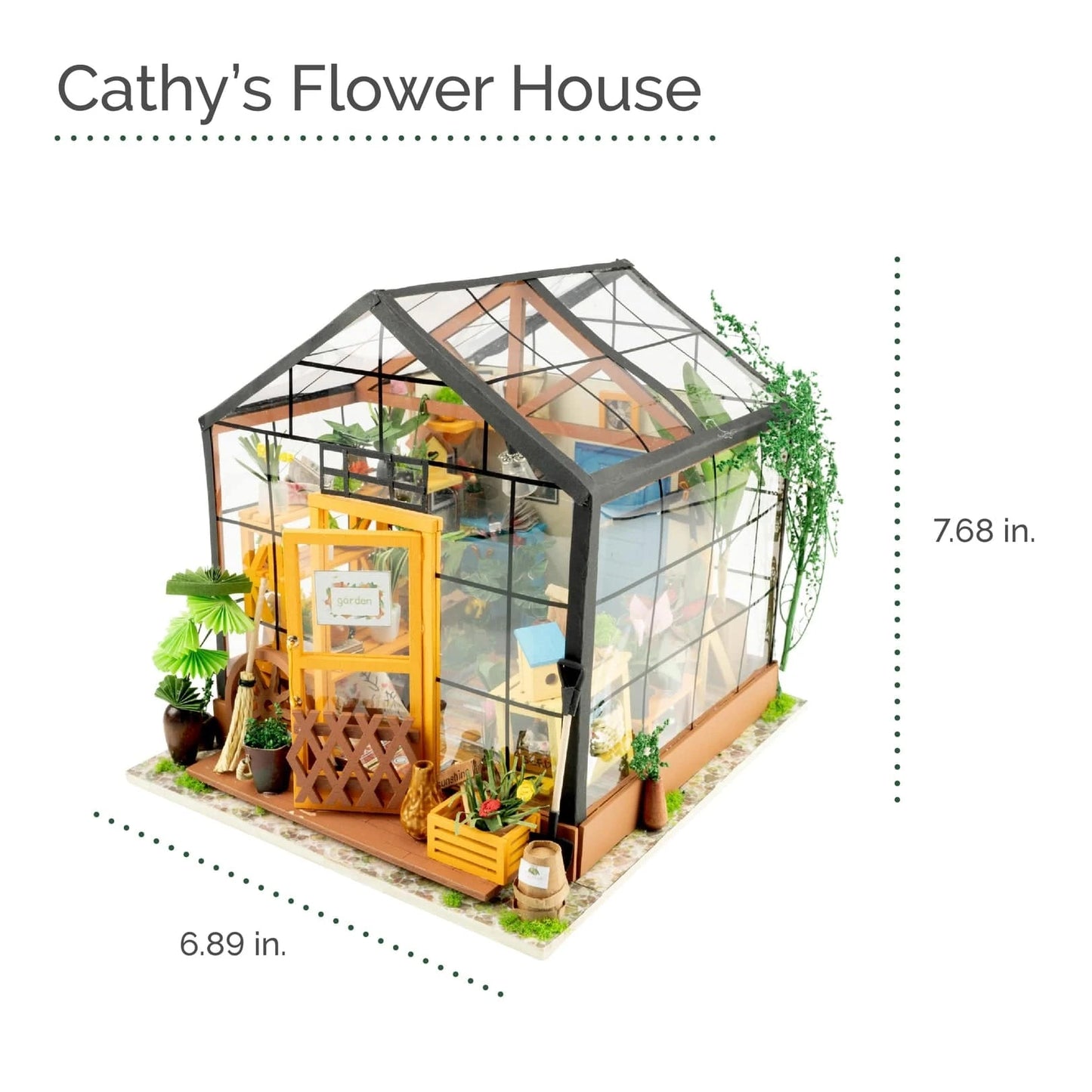 Diy Miniature House Kit: Cathy's Flower House Rolife Lil Tulips