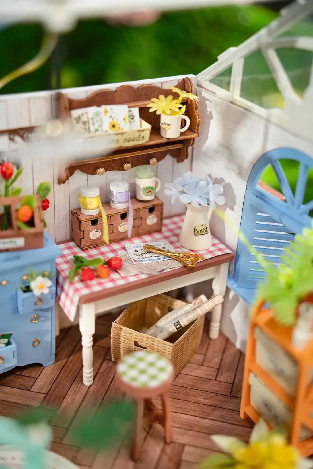 Diy Miniature House Kit: Dreamy Garden House Hands Craft Lil Tulips
