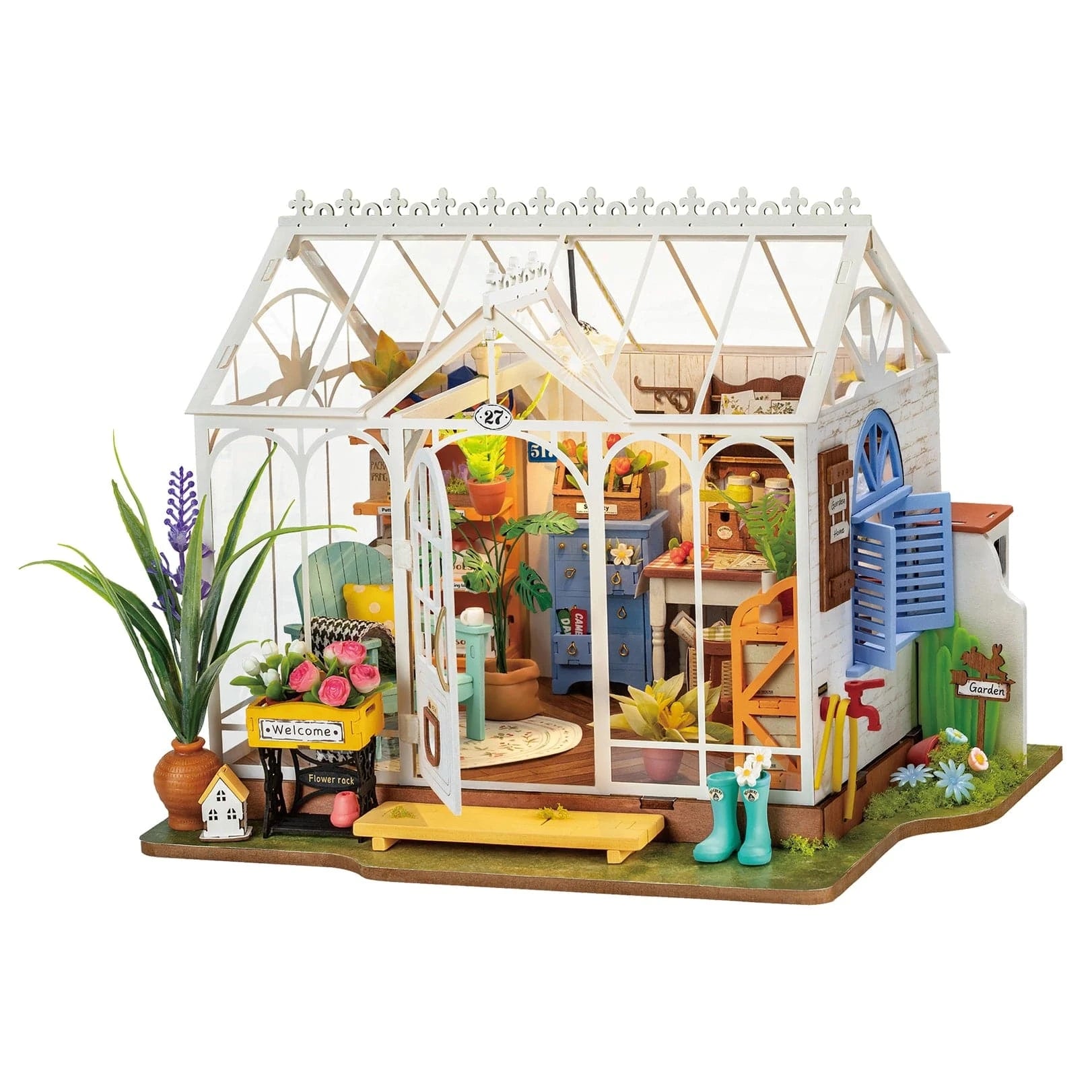 Diy Miniature House Kit: Dreamy Garden House Rolife Lil Tulips