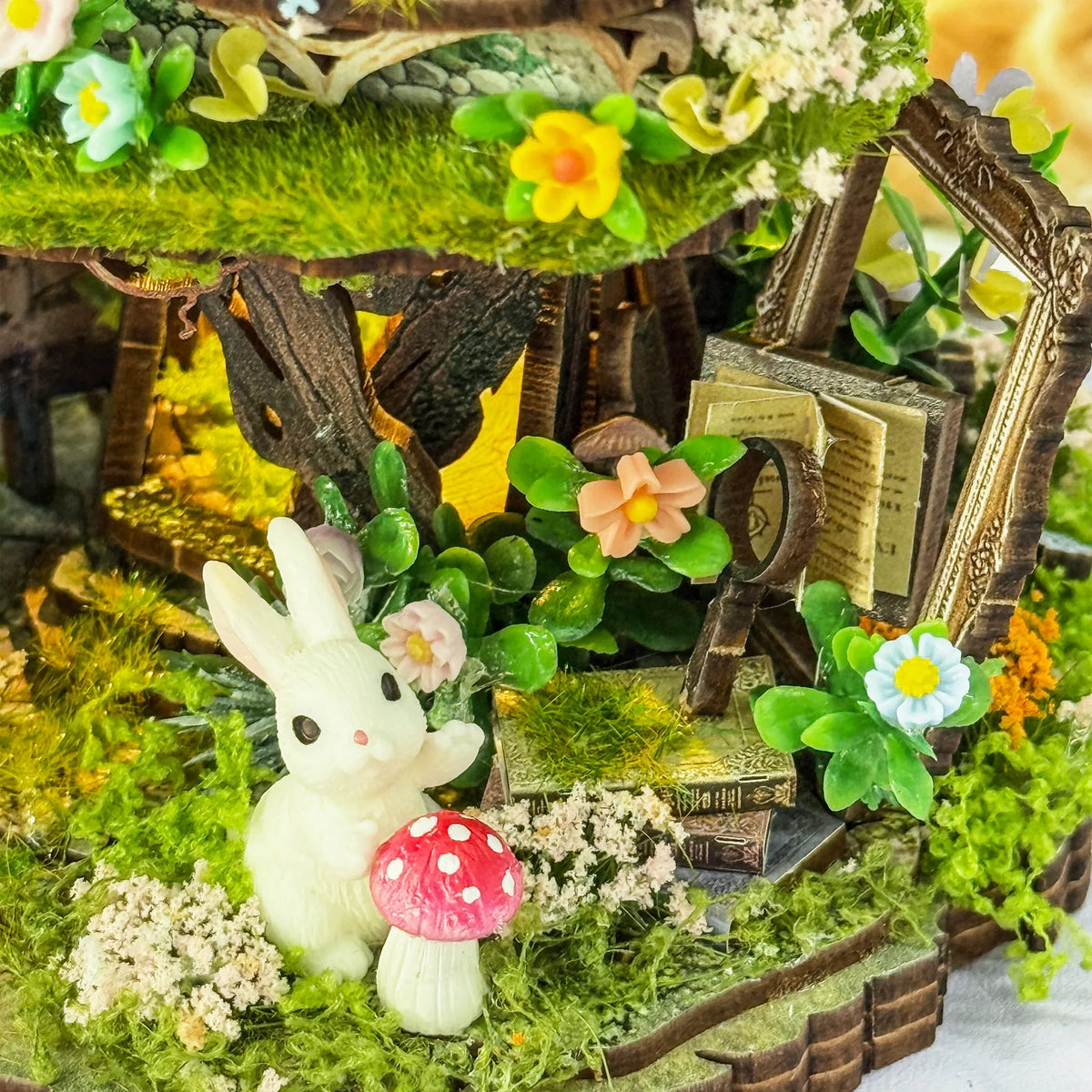 Diy Miniature House Kit: Fairytale Treehouse Hands Craft Lil Tulips