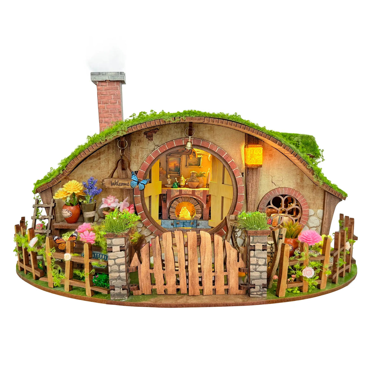 Diy Miniature House Kit: Fern Hollow Hands Craft Lil Tulips
