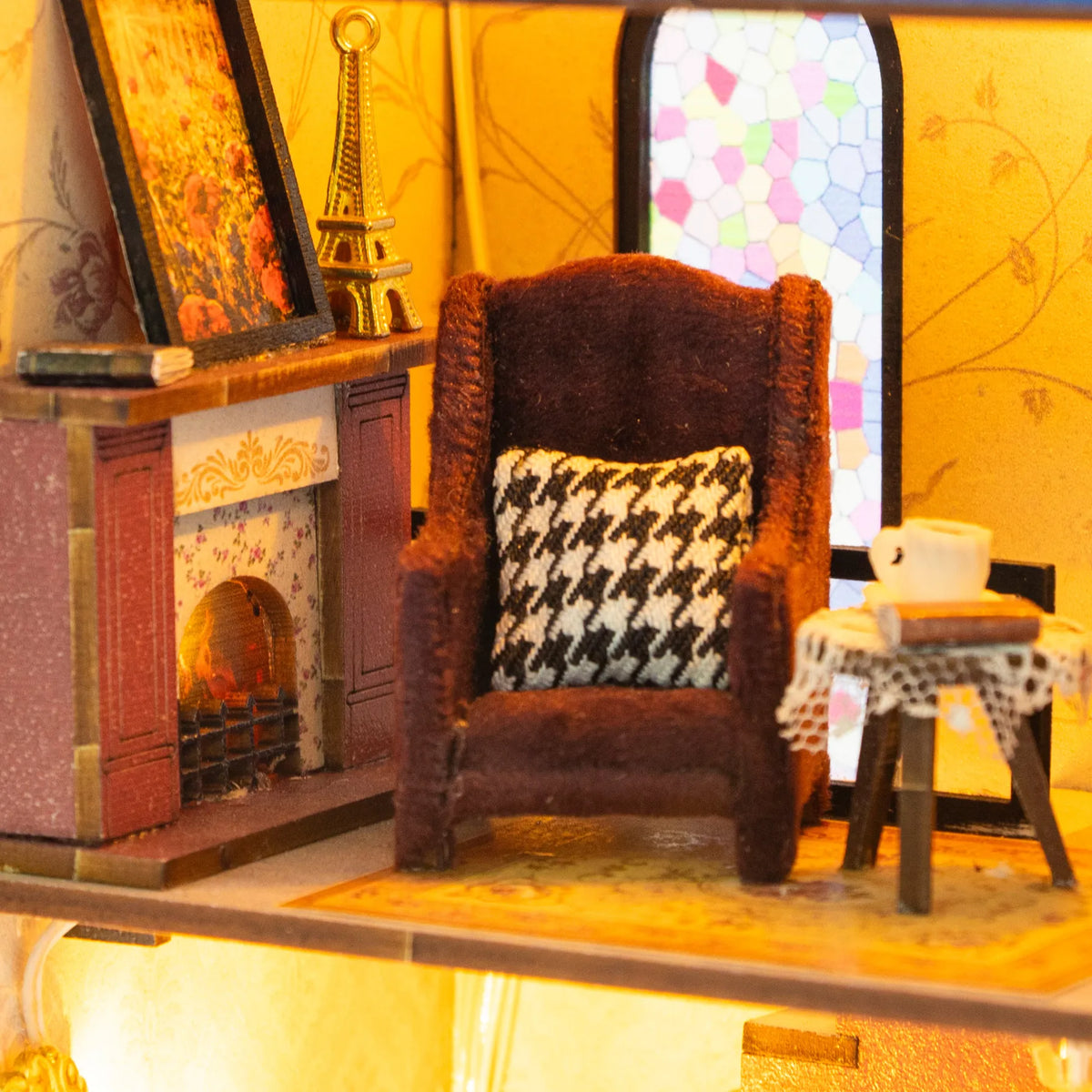 Diy Miniature House Kit: Golden Bakehouse Hands Craft Lil Tulips