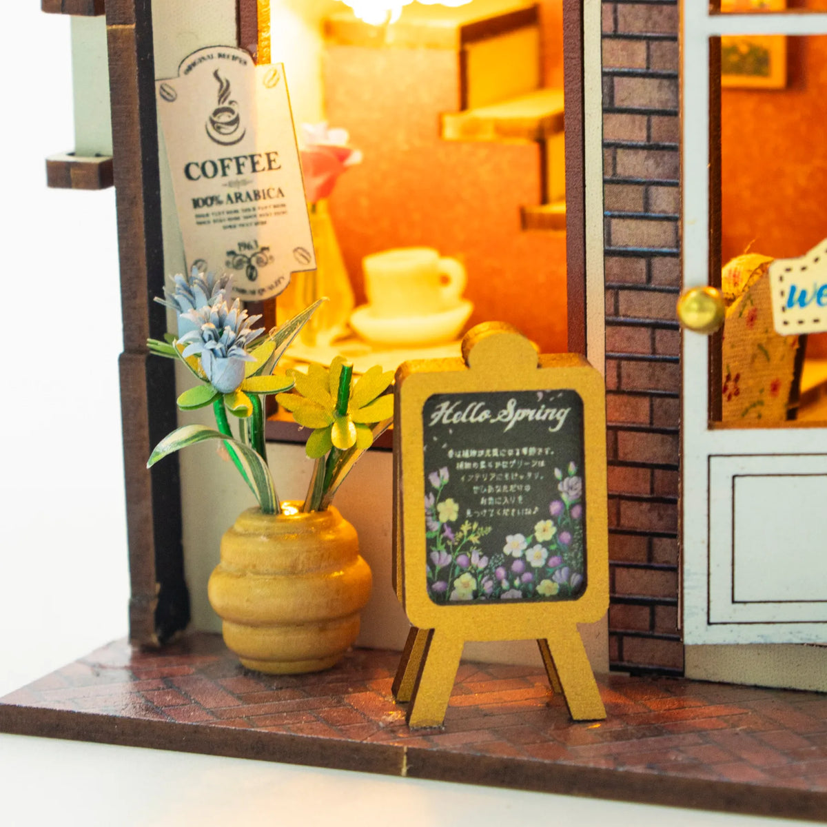 Diy Miniature House Kit: Golden Bakehouse Hands Craft Lil Tulips