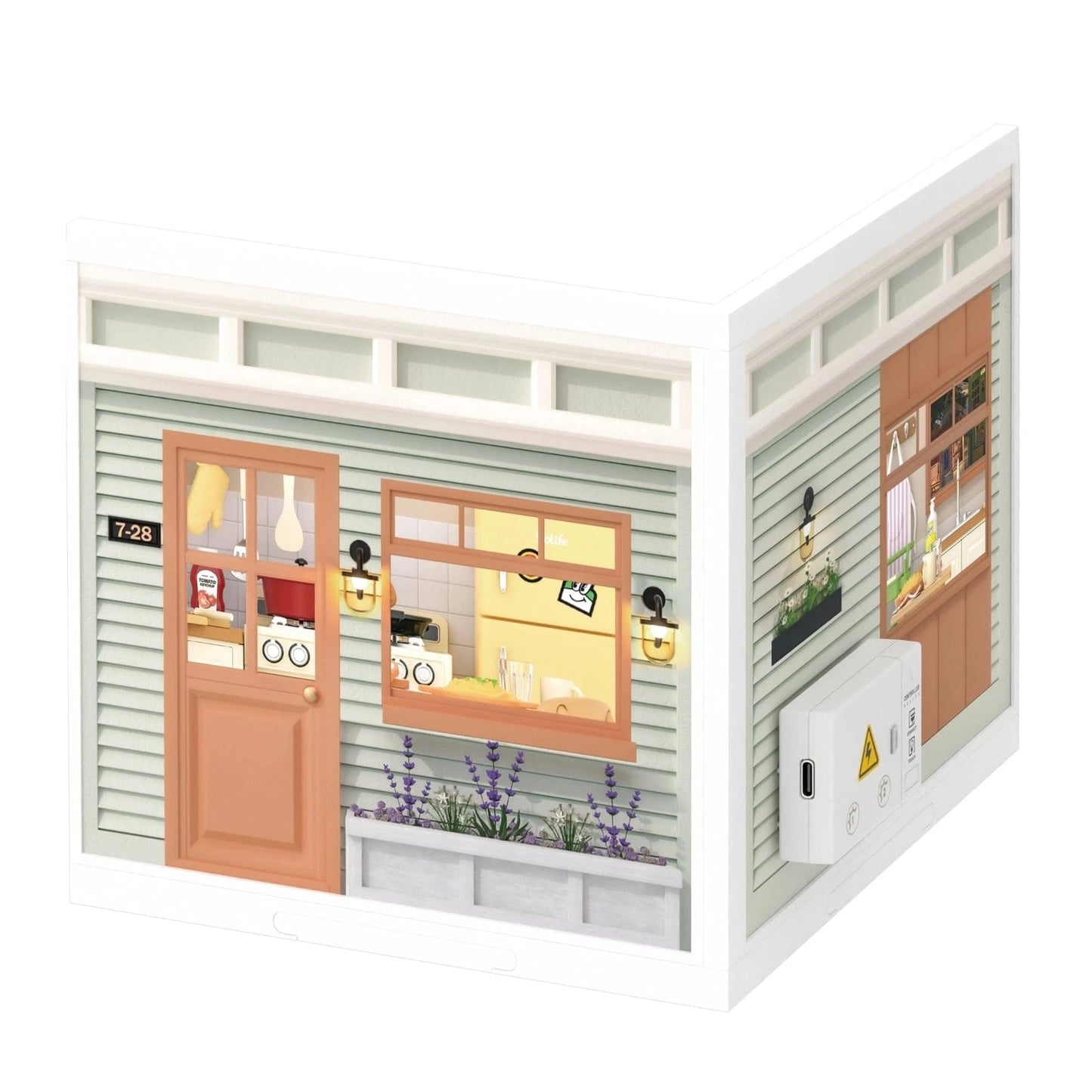 Diy Miniature House Kit: Happy Meals Kitchen Rolife Lil Tulips