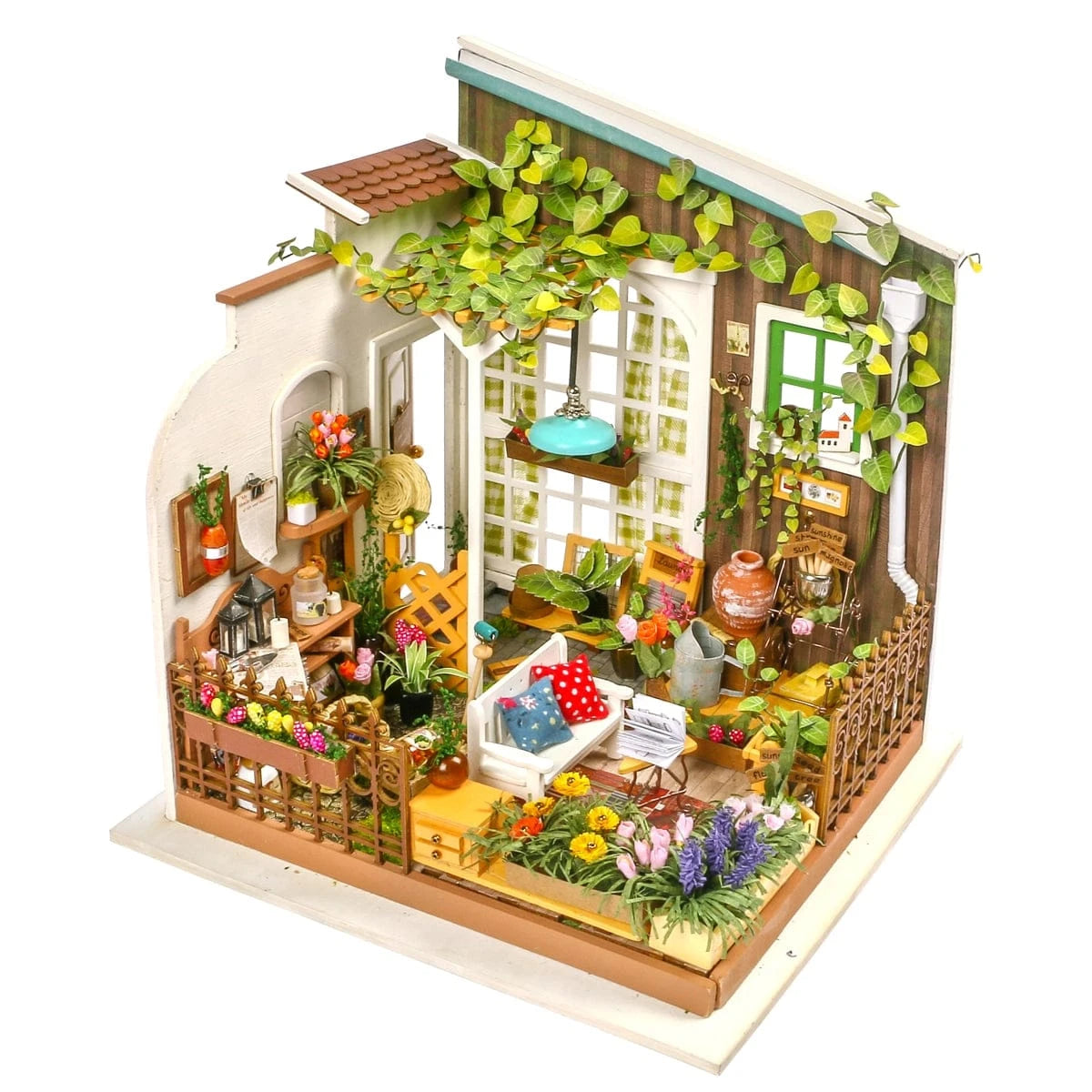 Diy Miniature House Kit: Miller's Garden Rolife Lil Tulips