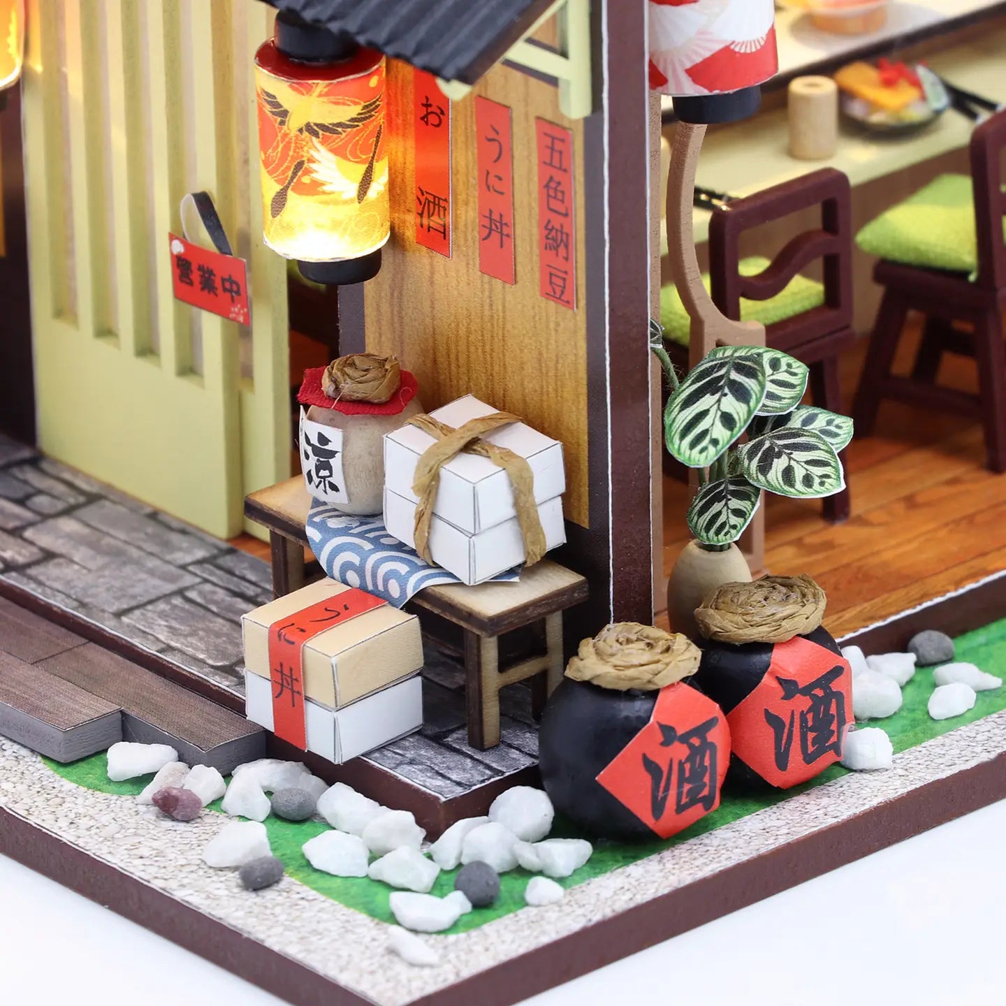 Diy Miniature House Kit: Sushi House Hands Craft Lil Tulips