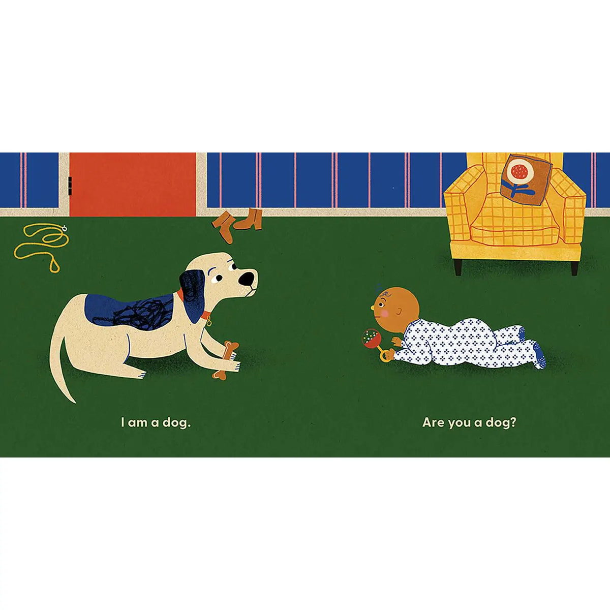 Dog's First Baby Board Book Simon & Schuster Lil Tulips
