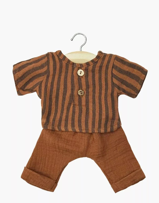 Doll Clothing Andrea long-sleeved Terracotta Minikane Dolls Lil Tulips