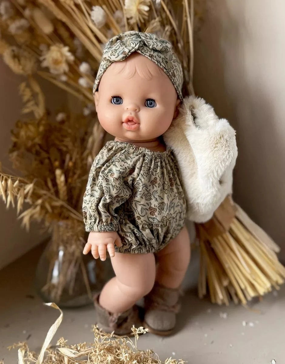 Doll Clothing Bertille Romper and Autumn Flowers Minikane Dolls Lil Tulips