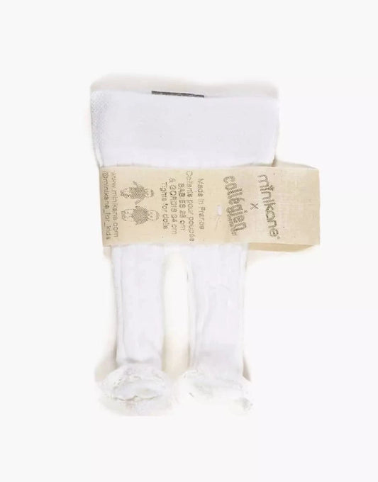 Doll Clothing Chloé Snow White Footless Ruffle Tights Minikane Lil Tulips