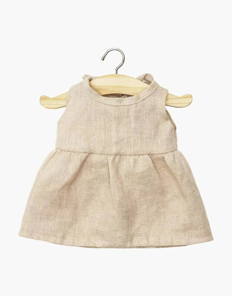 Doll Clothing Faustine Dress in Nude Minikane Lil Tulips