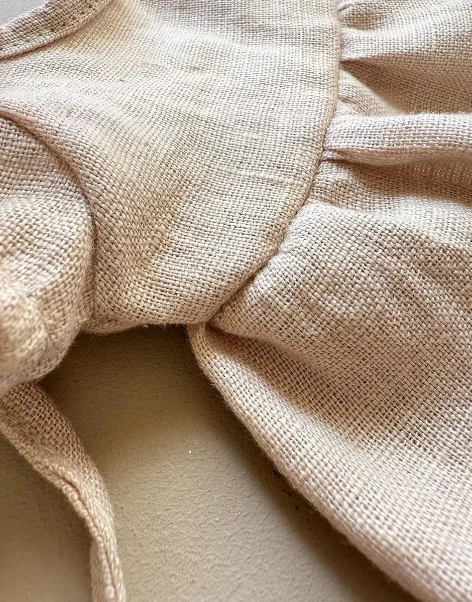 Doll Clothing Faustine Dress in Nude Minikane Lil Tulips