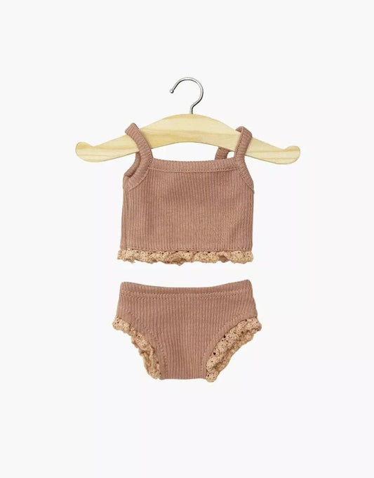 Doll Clothing – Girls' underwear in Clay Pink Minikane Lil Tulips