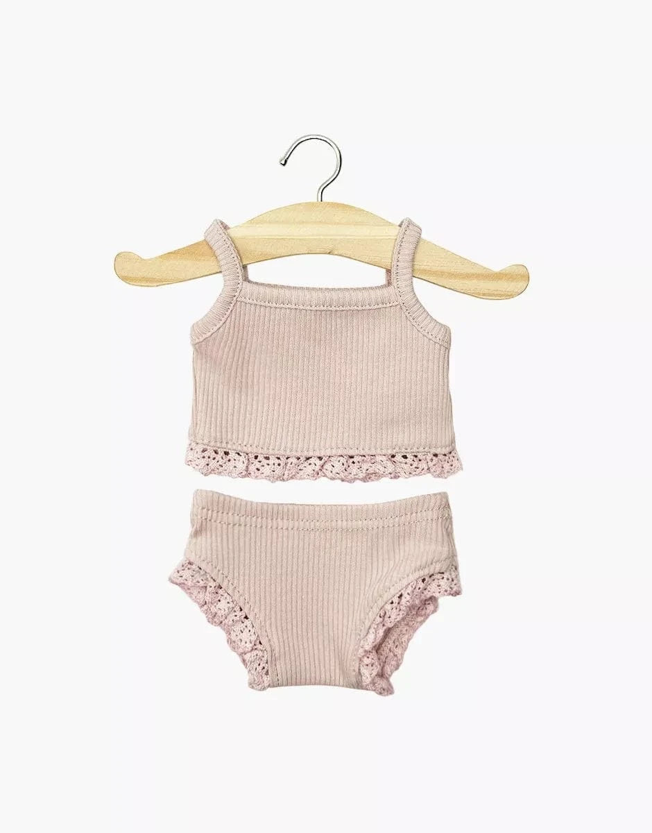 Doll Clothing – Girls' underwear in orchid pink Minikane Lil Tulips