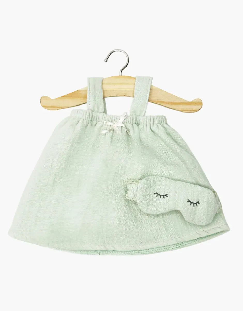 Doll Clothing Mila Nightgown Set - Pistachio Minikane Lil Tulips