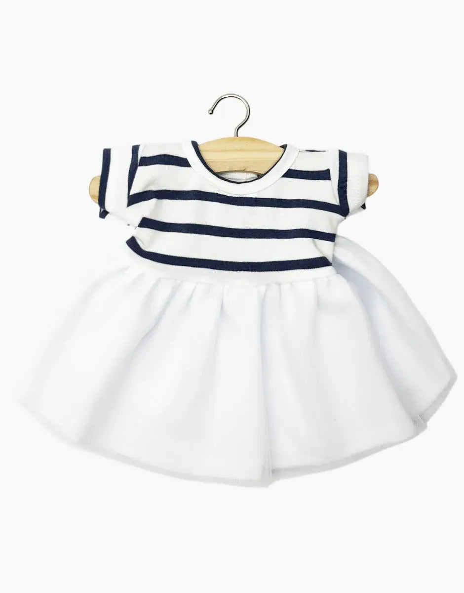 Doll Clothing Rosana Short Sleeve Tutu - Navy Stripes Minikane Lil Tulips