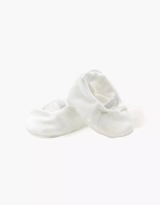 Doll Clothing White lycra ballerina slippers Minikane Lil Tulips