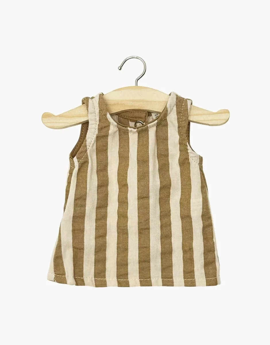 Doll Clothing – Zadig Andrée sleeveless striped cotton dress Minikane Dolls Lil Tulips