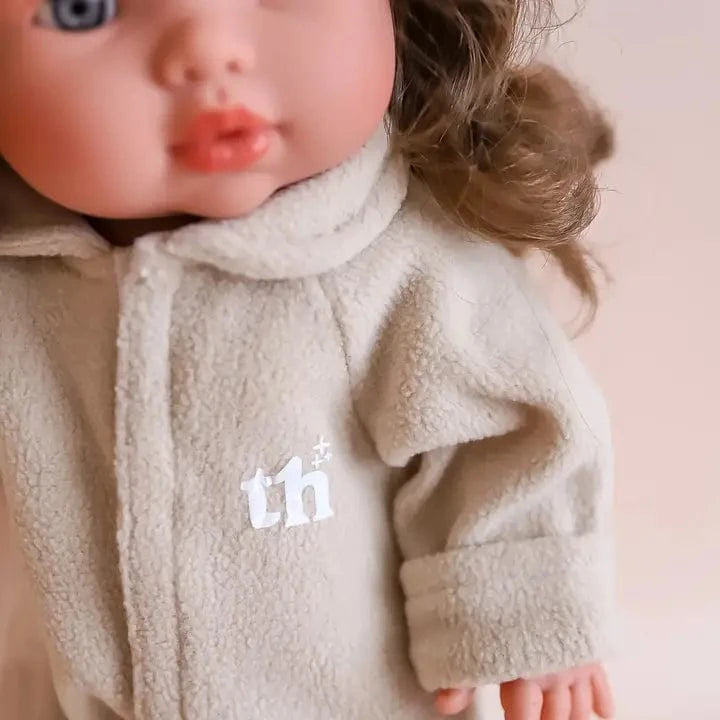 Doll Onesie - Taupe - Tiny Harlow Tiny Harlow Lil Tulips